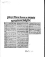 Maps Show Fault In Middle Of Galleon Heights