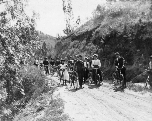 L.A. Camera Club on bicycles