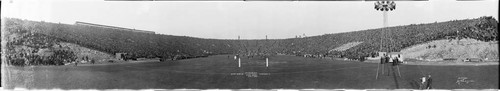 Rose Bowl Game, Notre Dame University and Stanford University, Rose Bowl Stadium, Pasadena. January 1, 1925