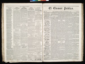 El Clamor Publico, vol. IV, no. 19, Noviembre 6 de 1858