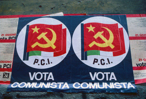 Communist party election posters