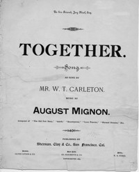 Together : song / music by August Mignon