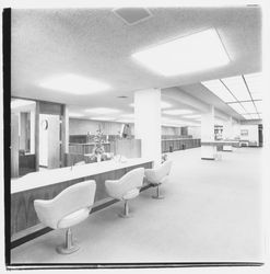 Lobby of the Bank of Sonoma County, Sebastopol, California, 1971