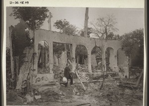 Ruinen des Mausoleums in Kumase