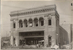 First permanent theatre, burned district. 6-months after