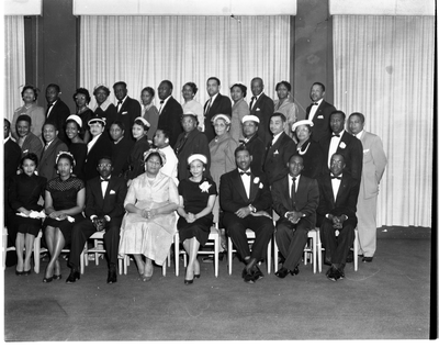 Group photograph of men and women
