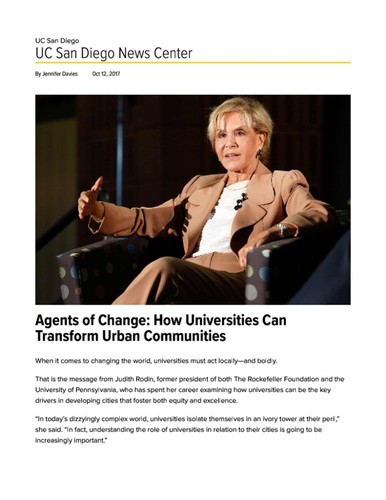 Agents of Change: How Universities Can Transform Urban Communities