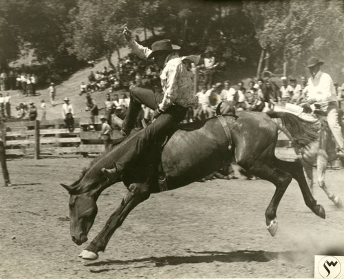 Rodeo at Circle V Ranch, Fairfax, Marin County, California, circa 1950 [photograph]