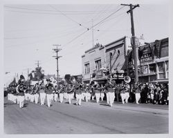 Band marching in the Veterans Day Parade, Sebastopol
