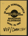 50 year remembrance Manzanar pilgrimage April 25, 1992