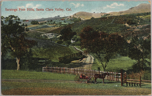 Saratoga Foot Hills, ca. 1909