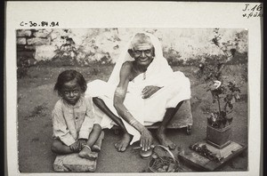 Brahmanen-Witwe b. häuslichen Opfer