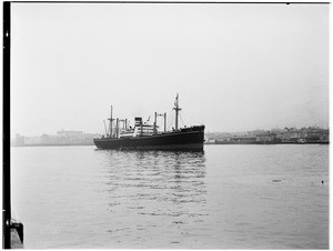 Japanese steamship Tokai Maru in Los Angeles Harbor