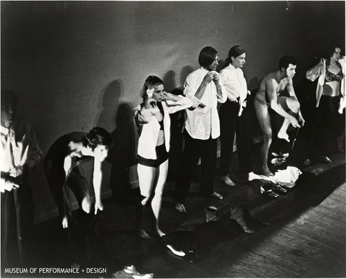 Performers in Halprin's "Parades and Changes" [includes partial nudity]