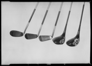 Golf clubs, Southern California, 1931