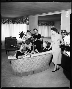 Poinsettia Ball planned--Los Angeles County Medical Auxiliary, 1957