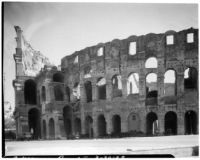 Colosseum, exterior view from the west, Rome, Italy, 1929