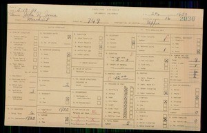 WPA household census for 749 MERCHANT, Los Angeles