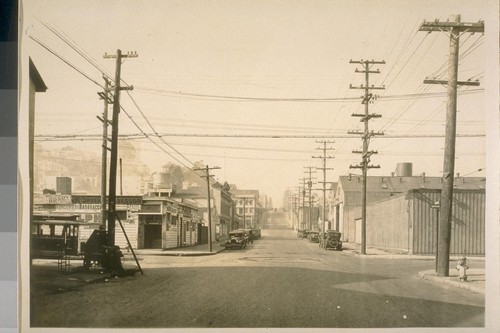 West on Bay St. from Taylor St. Dec. 1927