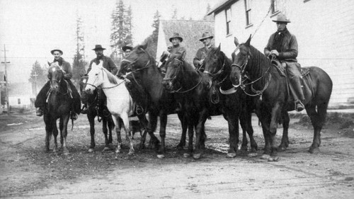 Group of Men on Horses