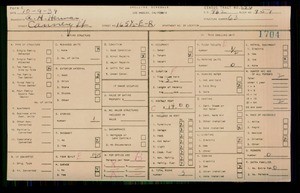 WPA household census for 165 CANNERY ST, Los Angeles County