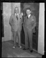 Frank Bryson, Public Administrator of Los Angeles County and Ingall W. Bull, his attorney, Los Angeles, 1934