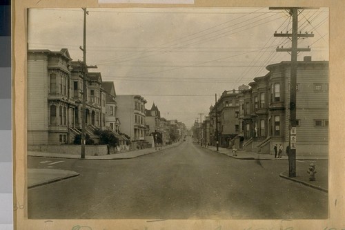 East on Pine from Scott St. Aug. 1924