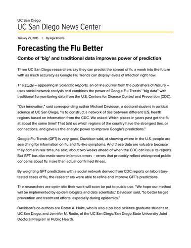 Forecasting the Flu Better