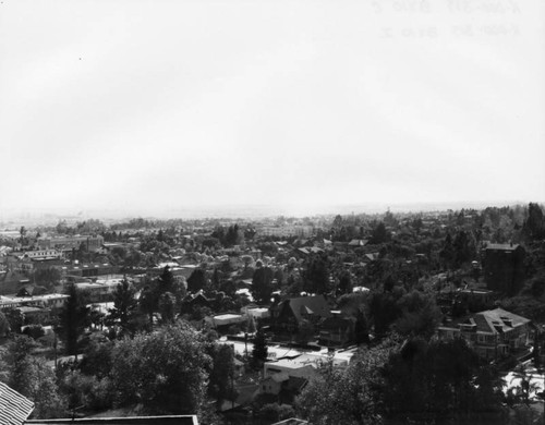 Looking southwest over Hollywood, 1924