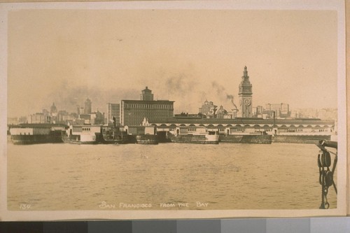 Water front fr. the Bay, Aug., 1921
