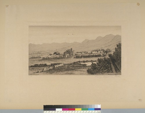 [View of old Mission La Purisima Concepcion, California]