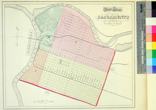 Gray's Atlas City of Sacramento the Capital of California by J. R. Ray, City Surveyor. 1873