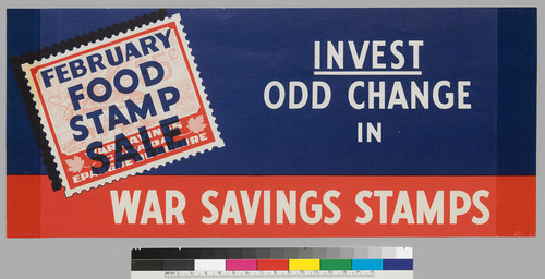 February Food Stamp Sale: Invest ODD change in War Savings Stamps