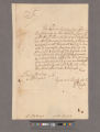 Lowndes, William. Letter to William Blathwayt
