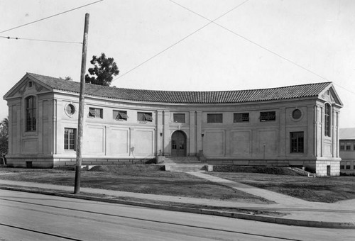 Lincoln Heights Branch Library, an early view