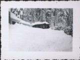 Small Cabin in Snow