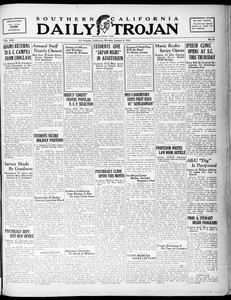 Southern California Daily Trojan, Vol. 21, No. 61, January 06, 1930