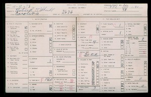 WPA household census for 2636 S CAROLINE, Los Angeles County