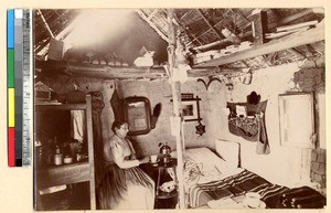 Provisional lodging at Kumasi, Ghana, ca.1897