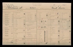 WPA household census for 2020 MIRAMAR ST, Los Angeles