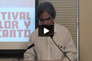 Danny Romero reads from his poems, 2010