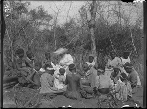 Sewing lesson, Mhinga, South Africa, 1899