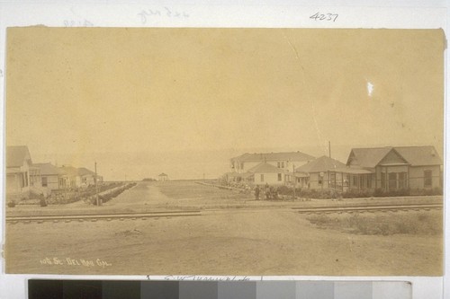 10th St. Del Mar, Cal. [Photograph by E.W. Turner.]