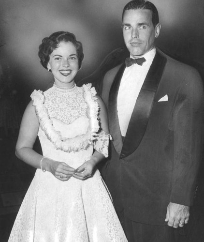Shirley Temple and Charles Black, "The Egyptian" premiere