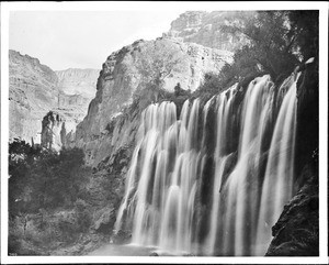 Bridal Veil Falls, Cataract Canyon, Havasu, Arizona, ca.1900-1940