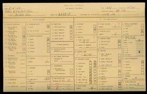 WPA household census for 2243 MAPLE, Los Angeles