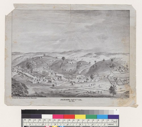 Jackson, Cal[aver]as C[oun]ty, Cal[ifornia] May, 1854