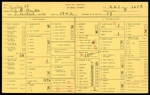 WPA household census for 1942 S CENTRAL AVE, Los Angeles