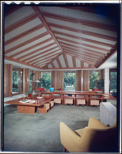 Dow, Alden, residence. Dining room