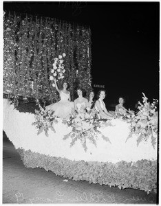 University of Southern California homecoming parade, 1954